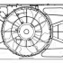Вентилятор радиатора охлаждения для Kia Ceed (2010-2012) рестайлинг, LUZAR, lfk-08h1