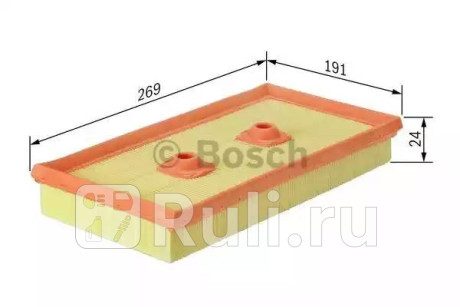 F 026 400 342 - Фильтр воздушный (BOSCH) Audi A3 8V (2012-2019) для Audi A3 8V (2012-2020), BOSCH, F 026 400 342