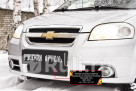 ЗИМНЯЯ ЗАГЛУШКА РЕШЕТКИ ПЕРЕДНЕГО БАМПЕРА для Chevrolet Aveo T255 ZRCA-051702