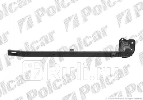 270707-3 - Усилитель переднего бампера (Polcar) Nissan Micra K12 (2002-2010) для Nissan Micra K12 (2002-2010), Polcar, 270707-3