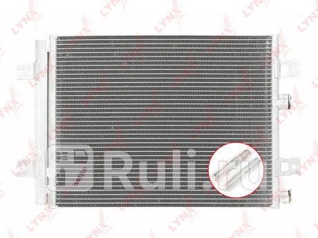 rc-0093 - Радиатор кондиционера (LYNXAUTO) Lada Largus (2012-2021) для Lada Largus (2012-2021), LYNXAUTO, rc-0093