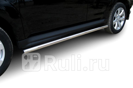 AFZDAMXL109 - Защита порогов d57 труба (Arbori) Mitsubishi Outlander XL рестайлинг (2010-2012) для Mitsubishi Outlander XL (2010-2012) рестайлинг, Arbori, AFZDAMXL109