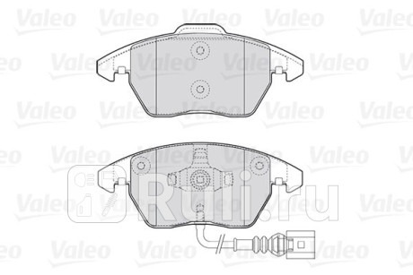 301635 - Колодки тормозные дисковые передние (VALEO) Audi A1 8X (2010-2015) для Audi A1 8X (2010-2015), VALEO, 301635