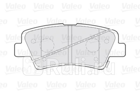 301301 - Колодки тормозные дисковые задние (VALEO) Hyundai Tucson 3 (2015-2020) для Hyundai Tucson 3 (2015-2021), VALEO, 301301