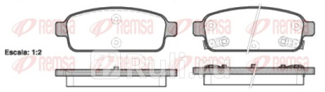1432.02 - Колодки тормозные дисковые задние (REMSA) Chevrolet Aveo T300 (2011-2015) для Chevrolet Aveo T300 (2011-2015), REMSA, 1432.02