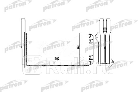 Радиатор отопителя ford: escor 1.3-1.8td, 90-01 PATRON PRS2034  для прочие, PATRON, PRS2034