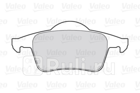 301480 - Колодки тормозные дисковые задние (VALEO) Volvo S70 (1997-2005) для Volvo S70/V70/C70 (1997-2005), VALEO, 301480