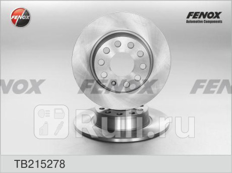 TB215278 - Диск тормозной задний (FENOX) Audi A3 8V (2012-2019) для Audi A3 8V (2012-2020), FENOX, TB215278