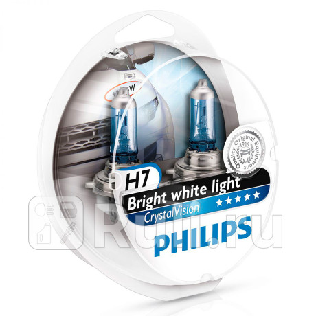 12972CVSM - Лампа H7 (55W) PHILIPS Crystal Vision 4300K для Автомобильные лампы, PHILIPS, 12972CVSM