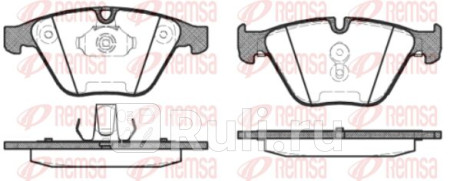 0857.30 - Колодки тормозные дисковые передние (REMSA) BMW F01/02 (2008-2015) для BMW 7 F01/02 (2008-2015), REMSA, 0857.30