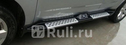 Пороги-подножки (комплект) для Mitsubishi Outlander XL (2010-2012) рестайлинг, Forward, MBOTL10-4A1-N