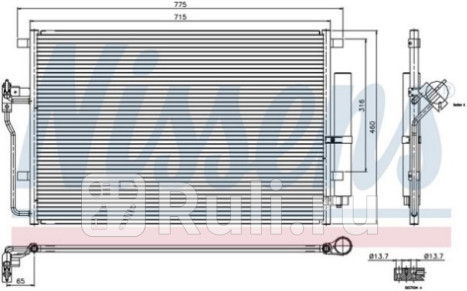 Радиатор кондиционера для Mercedes Sprinter 906 (2006-2013), Forward, MDSPR06-932