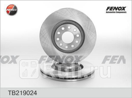 TB219024 - Диск тормозной передний (FENOX) Audi A6 C6 рестайлинг (2008-2011) для Audi A6 C6 (2008-2011) рестайлинг, FENOX, TB219024