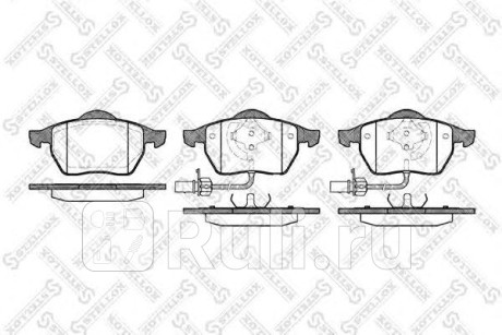 401 022B-SX - Колодки тормозные дисковые передние (STELLOX) AUDI A8 D3 (2002-2010) для Audi A8 D3 (2002-2010), STELLOX, 401 022B-SX