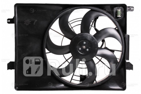 Вентилятор радиатора охлаждения для Hyundai ix35 (2010-2013), LUZAR, lfk-08y5