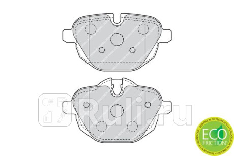 FDB4376 - Колодки тормозные дисковые задние (FERODO) BMW X4 F26 (2014-2018) для BMW X4 F26 (2014-2018), FERODO, FDB4376