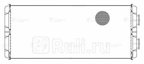 Радиатор отопителя для Mercedes Axor (2004-2010), LUZAR, lrh-15703