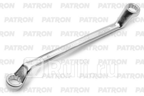 Ключ накидной изогнутый на 75 градусов, 14х15 мм PATRON P-7591415 для Автотовары, PATRON, P-7591415