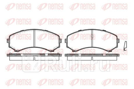 0396.00 - Колодки тормозные дисковые передние (REMSA) Mitsubishi Pajero Pinin (1998-2007) для Mitsubishi Pajero Pinin и iO (1998-2007), REMSA, 0396.00