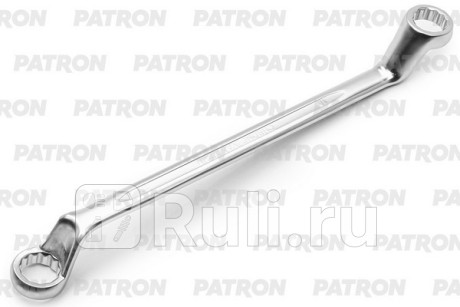 Ключ накидной изогнутый на 75 градусов, 18х19 мм PATRON P-7591819 для Автотовары, PATRON, P-7591819