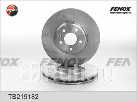 TB219182 - Диск тормозной передний (FENOX) Audi A4 B8 рестайлинг (2011-2015) для Audi A4 B8 (2011-2015) рестайлинг, FENOX, TB219182