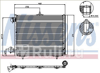 CN0C305-930 - Радиатор кондиционера (Forward) Citroen C2 (2005-) для Citroen C2 (2003-2009), Forward, CN0C305-930
