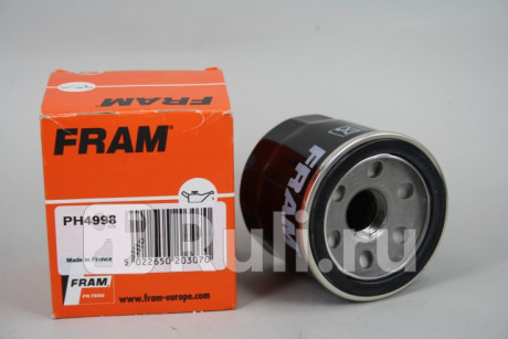PH4998 - Фильтр масляный (FRAM) Nissan Teana J32 (2008-2014) для Nissan Teana J32 (2008-2014), FRAM, PH4998