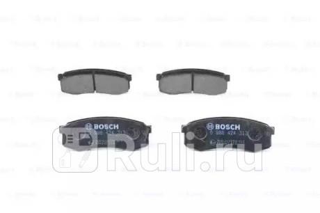 0 986 424 313 - Колодки тормозные дисковые задние (BOSCH) Lexus RX 300 (1998-2003) для Lexus RX 300 (1998-2003), BOSCH, 0 986 424 313