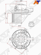 Мотор печки ST-1845712